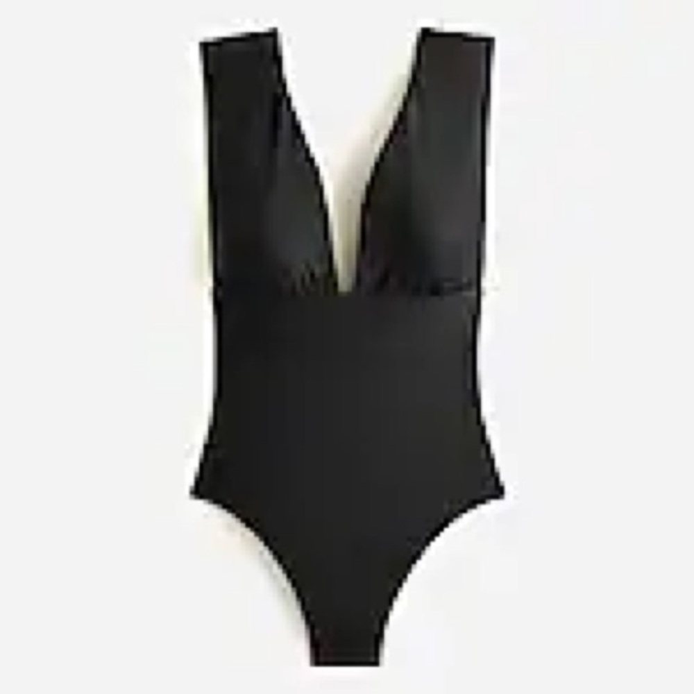 J.Crew V-neck one-piece swimsuit BF163